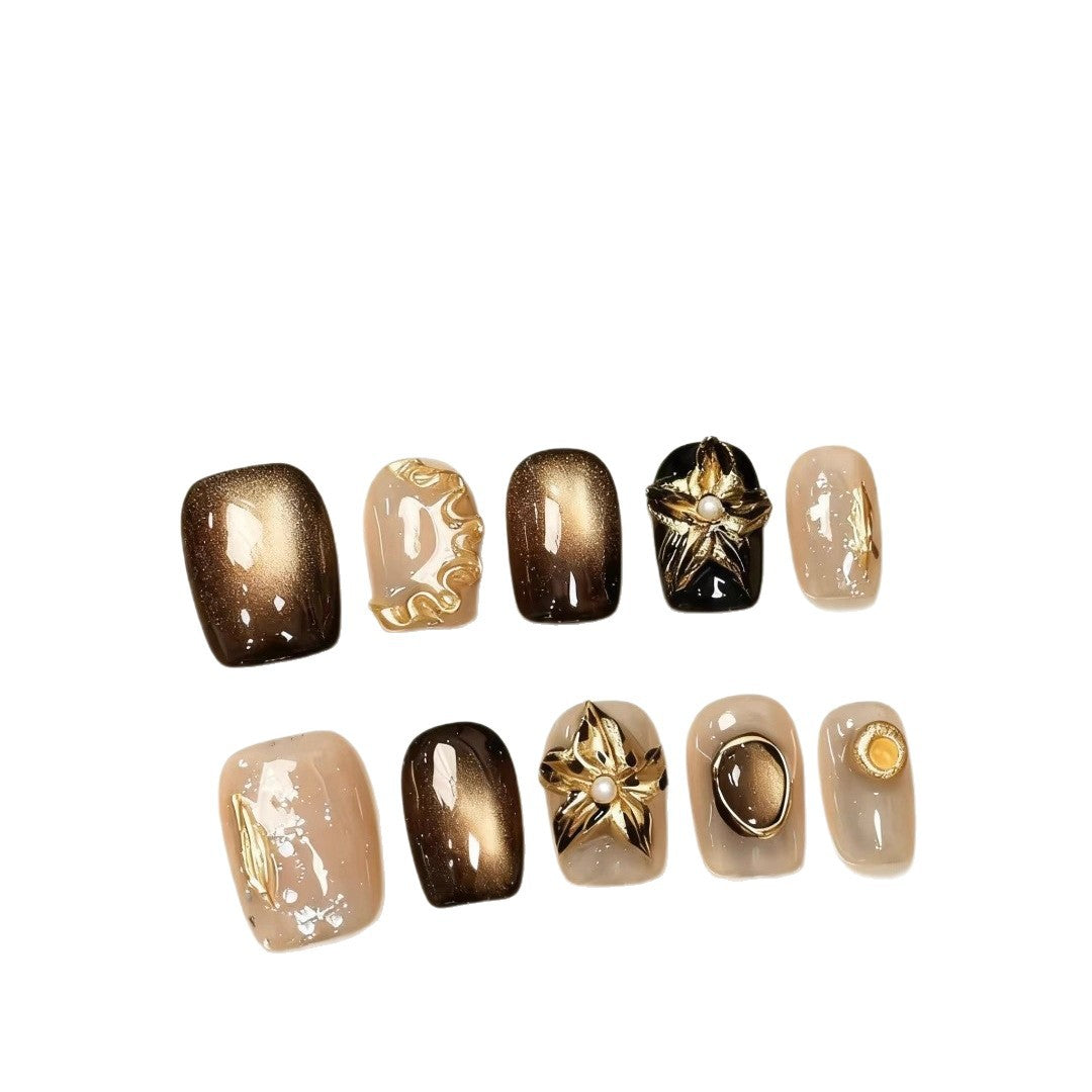 Artistic Press-On Nails