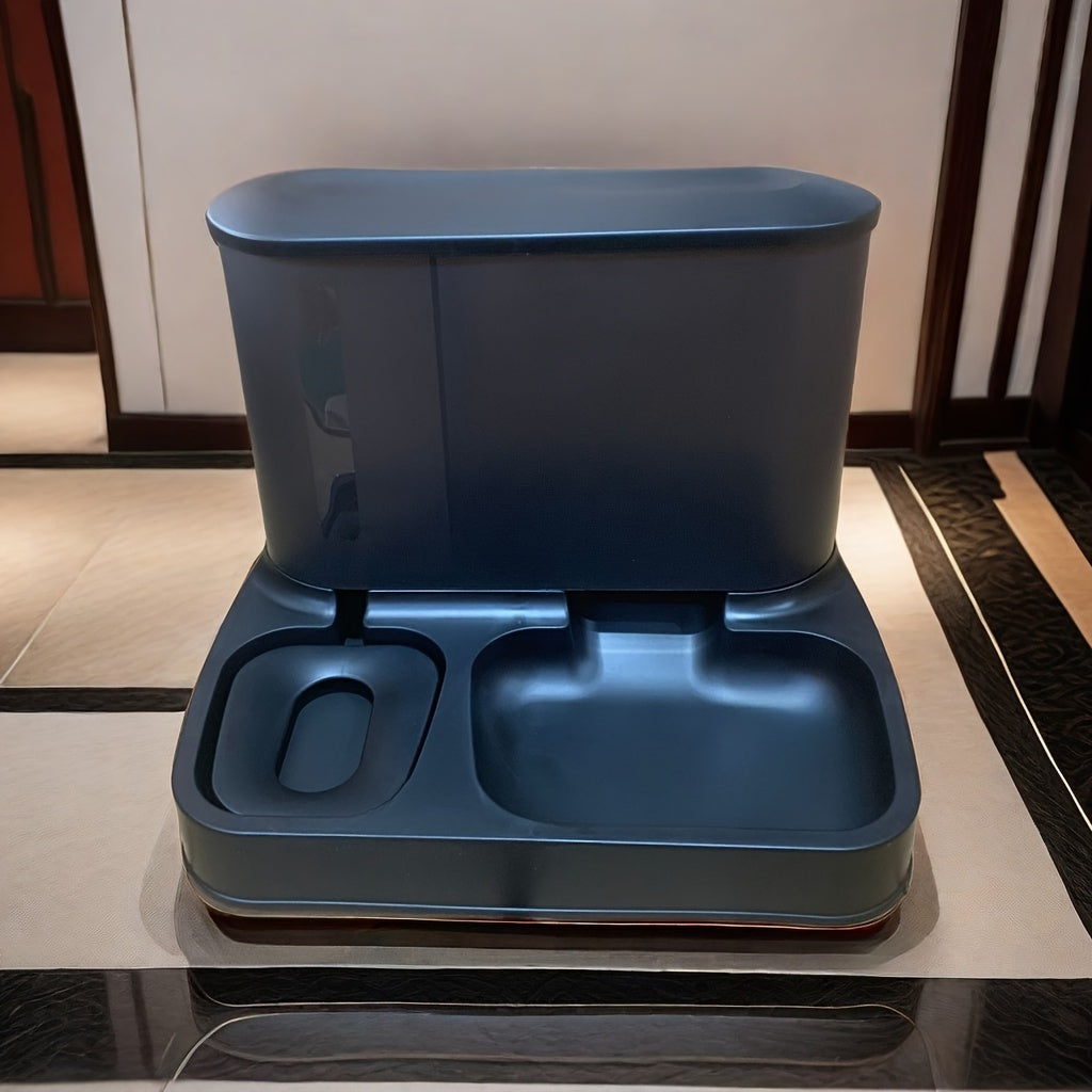 Automatic Food and Water Dispenser – 2-in-1 Feeder & Water Dispenser for Cats and Small Dogs