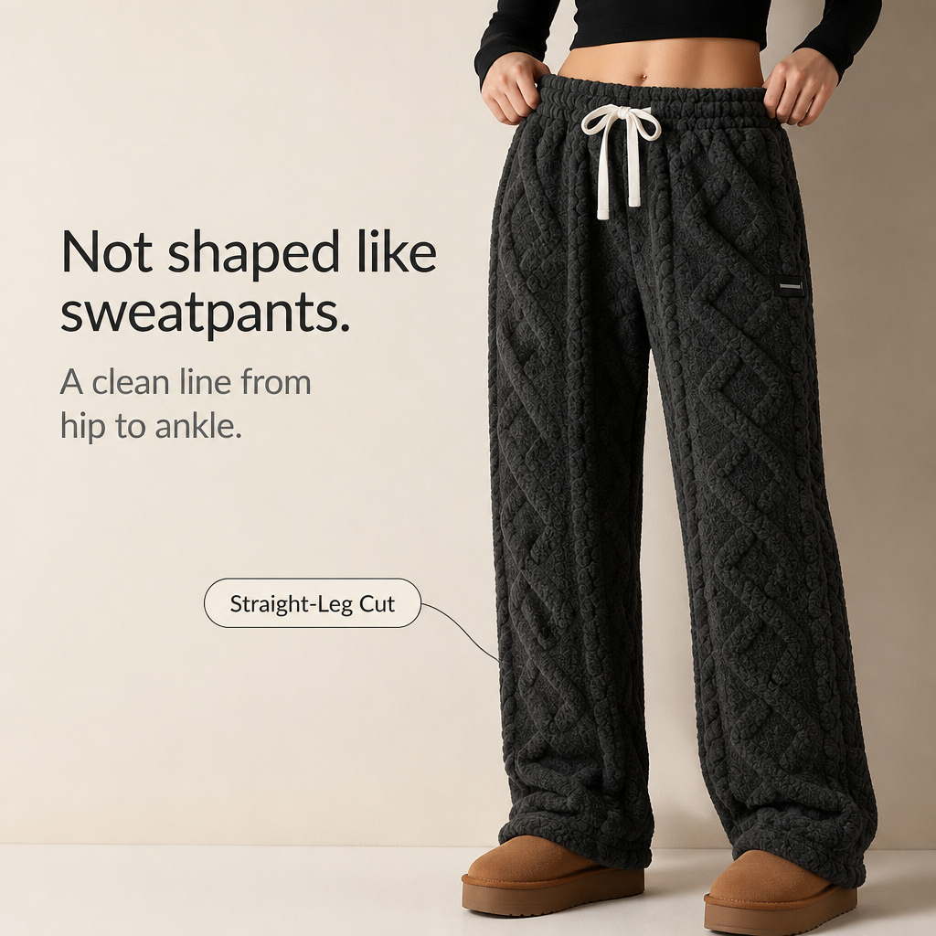 Pantalon d’intérieur en maille torsadée avec taille à cordon