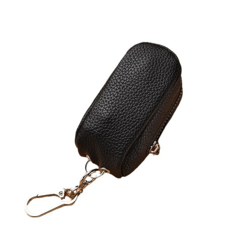 Pochette porte-clés compacte en cuir