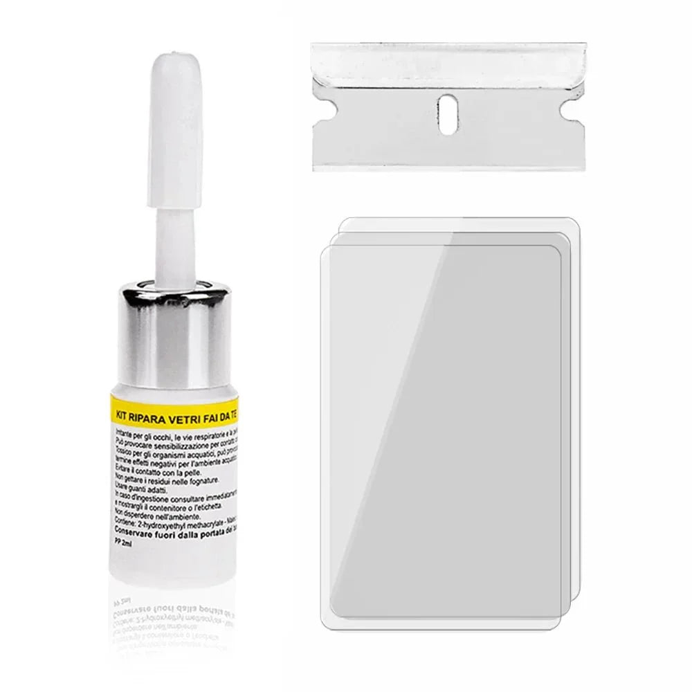 Complete Windshield Repair Kit for Crack-Free Solutions for Damaged Glass