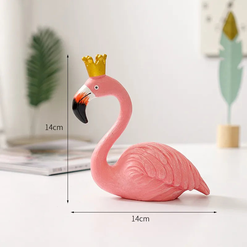 Davy | Flamingo Figurine made of Resin Modern Decoration