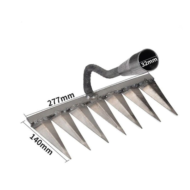 Davy | Garden Tool Rake with Sharp Teeth for Weeding
