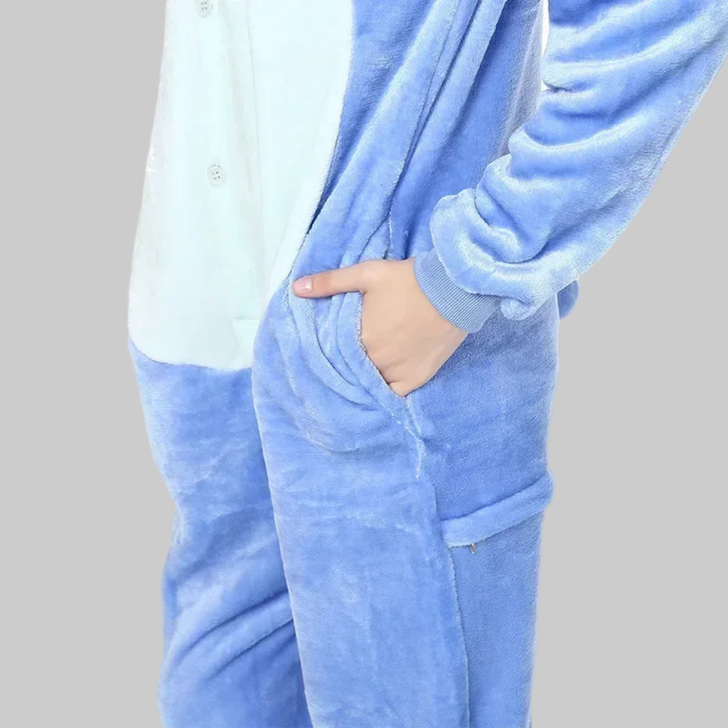 Davy | Kids Character Hooded Pajamas Jumpsuit