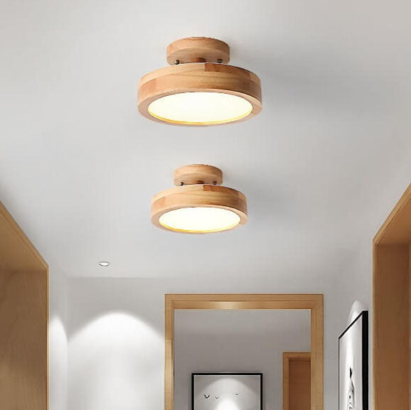 Davy LED Round Ceiling Lamp | Nordic Design | Semi-Flush Mounting | Economic Indoor Lighting