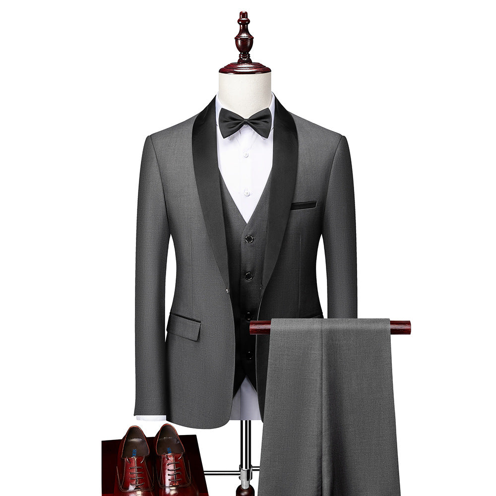 Davy | Men's 3-Piece Shawl Lapel Suit