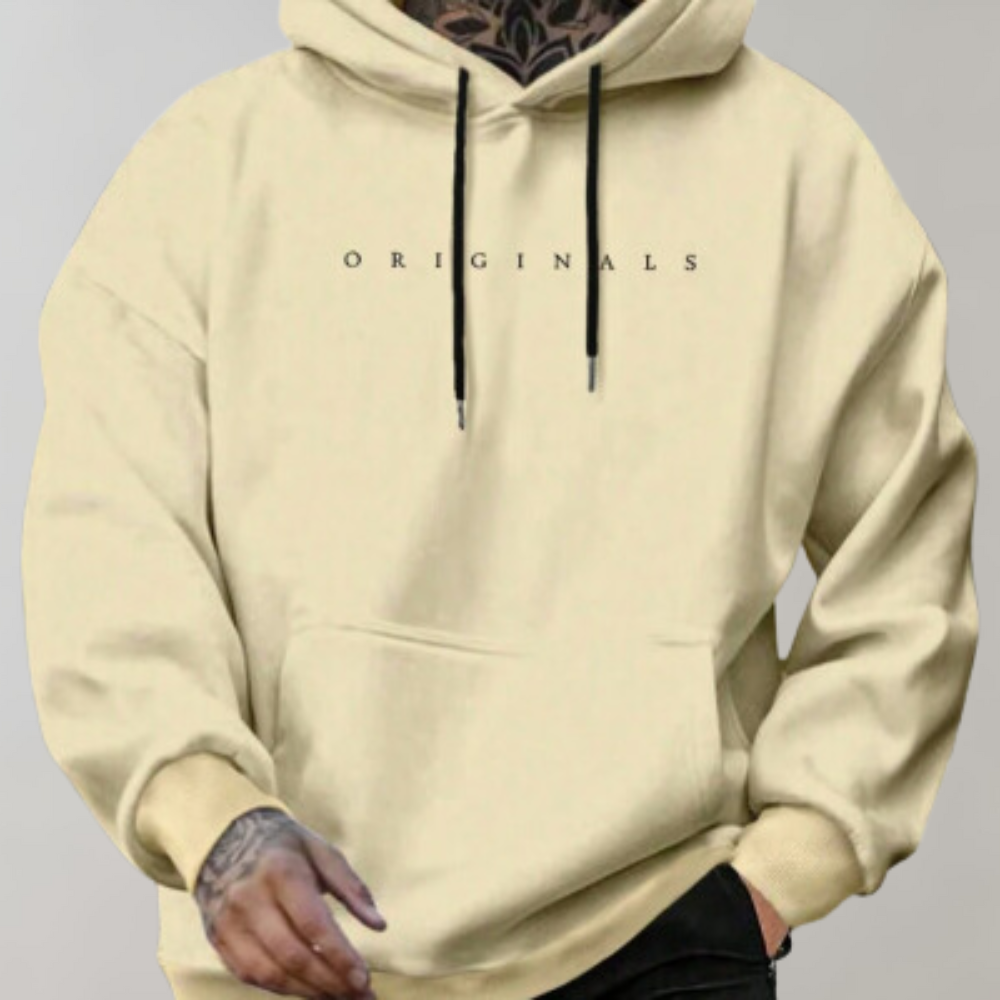 Davy | Men's Casual Hoodie with Drawstring