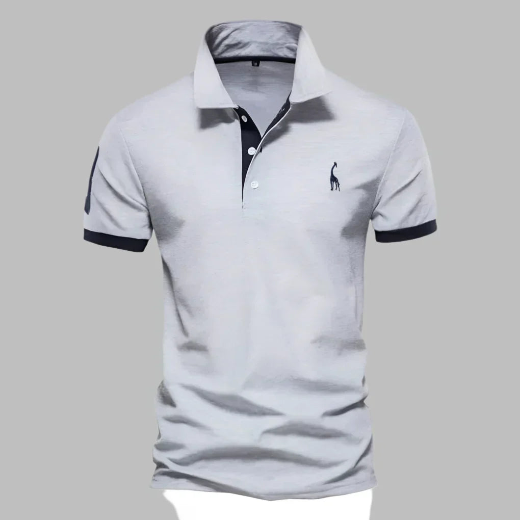 Davy | Men's Contrast Trim Polo Shirt