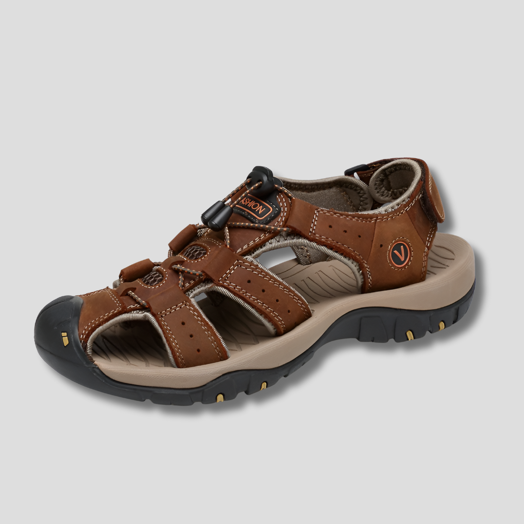 Davy | Men's Orthopedic Sport Sandals with Toggle Laces