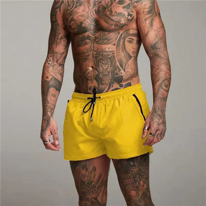 Davy | Men's Swim Shorts with Zipper Pockets