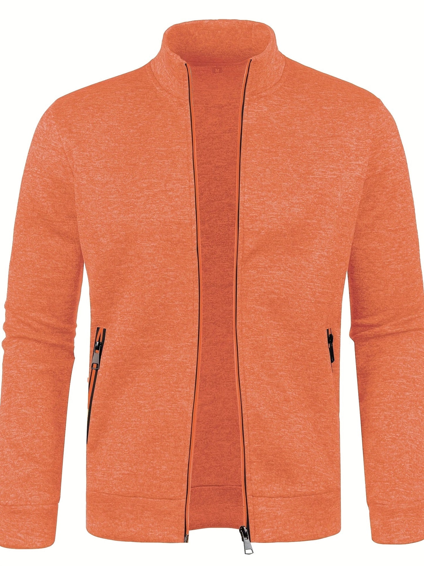 Davy | Men's Zip-Up Knit Jacket with Collar
