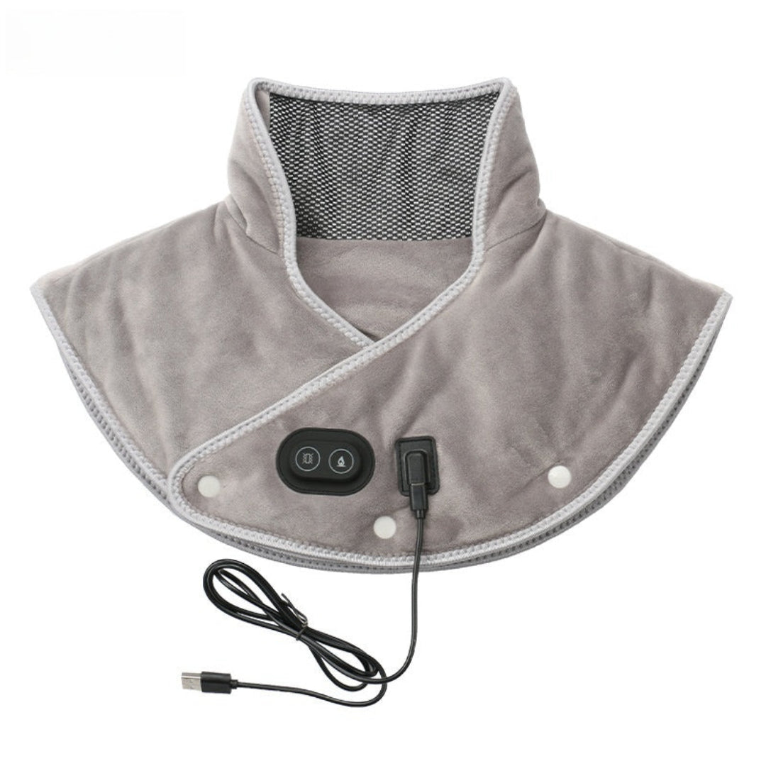 Davy | Neck Warmer & Massage Device | Neck and Shoulder Heat for Muscle Relaxation | Adjustable Settings for Stress Reduction | Targeted Neck Pain and Relaxation