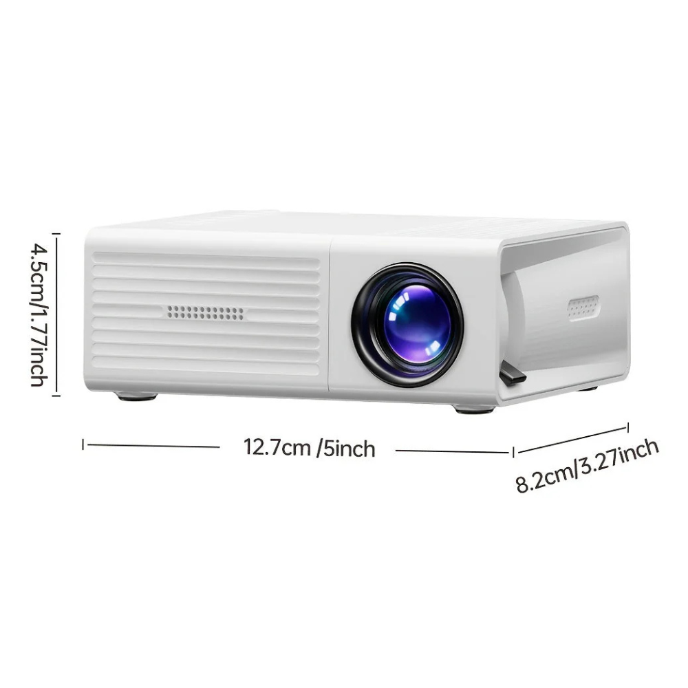 Davy | Portable Mini HD LED Projector Home Theater Outdoor 3000 Lumen