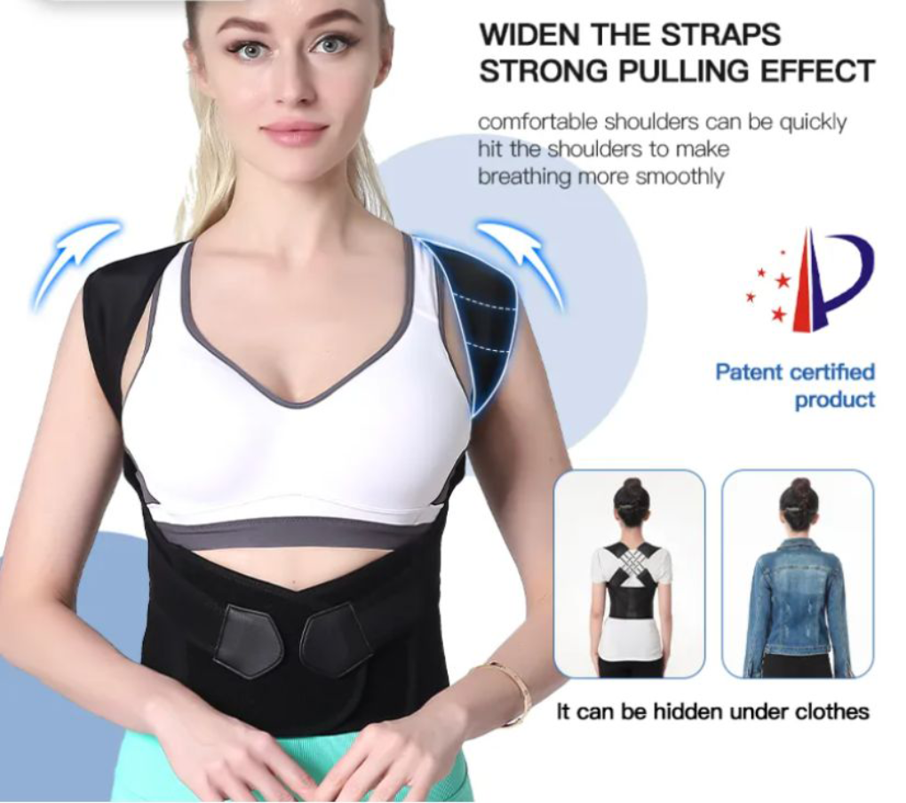 Davy | Posture Corrector Back Brace with X-Strap Design