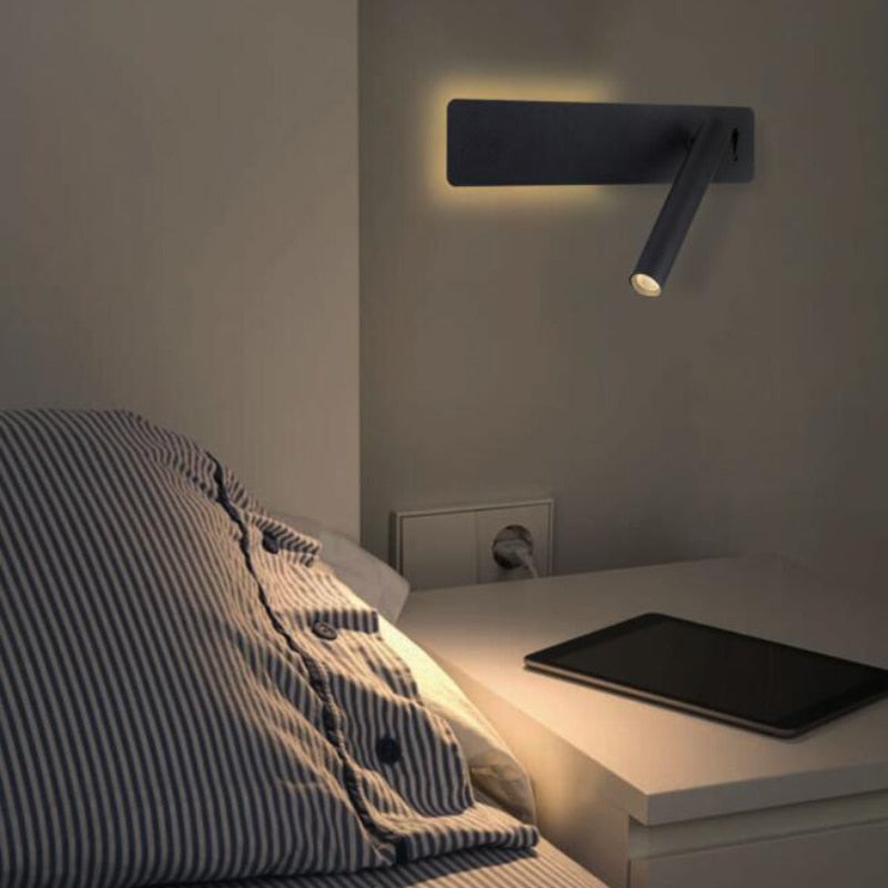 Davy | Rotatable LED Reading Wall Light for the Bed