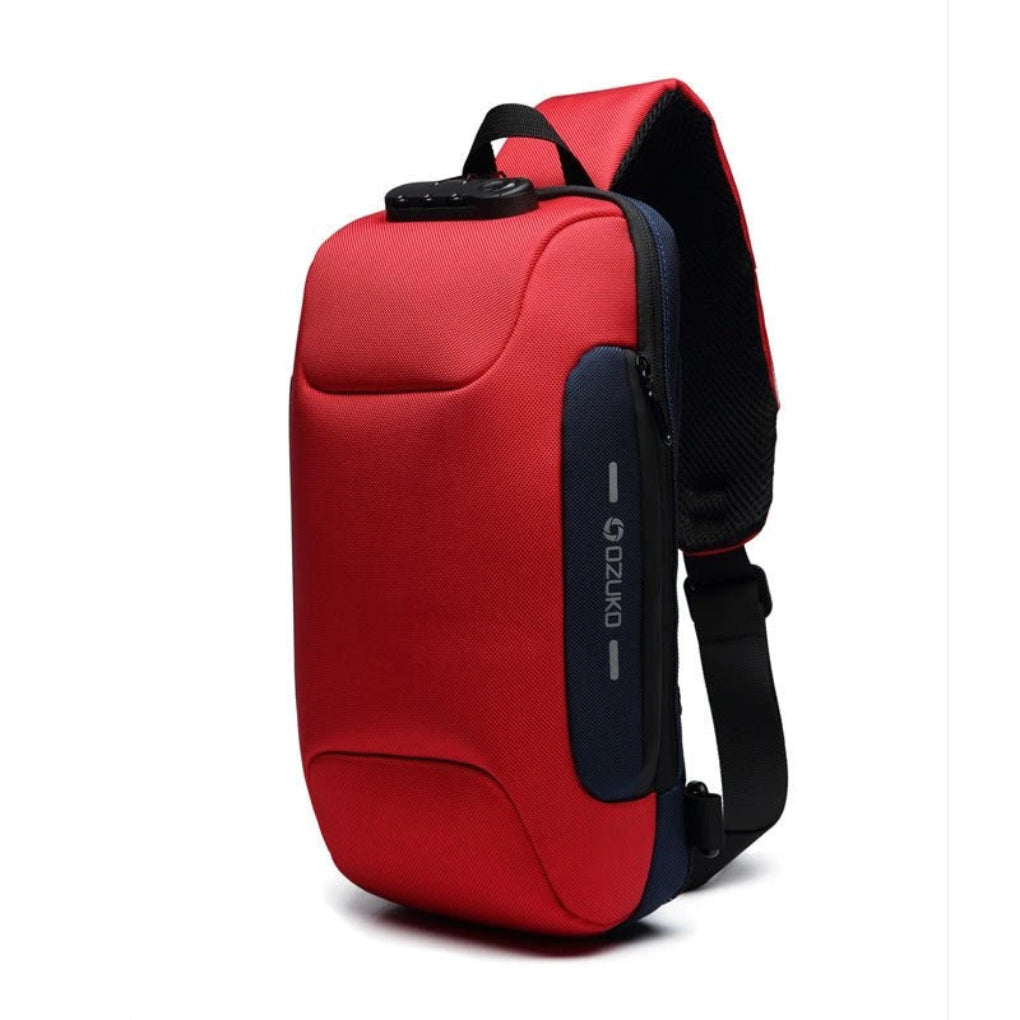 Davy | Shoulder Bag with USB Charging and Locking Mechanism