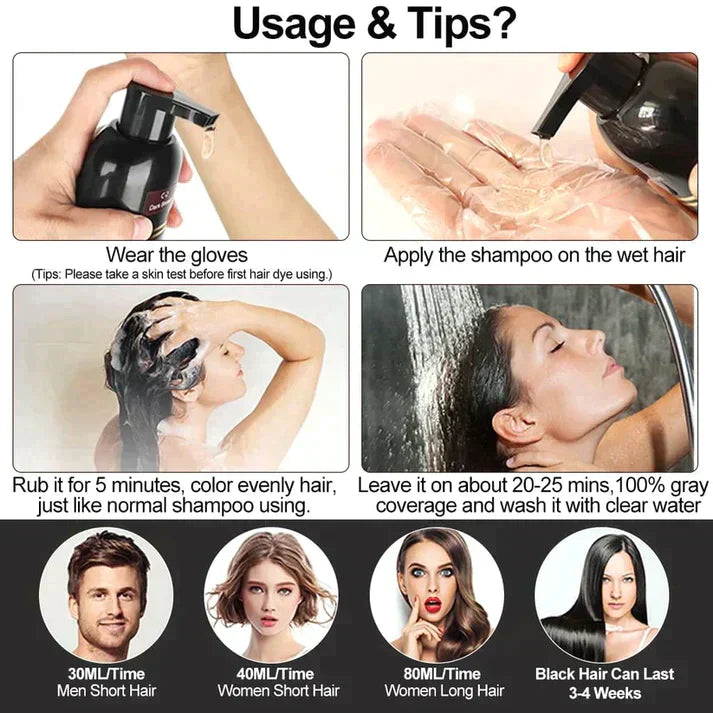 Davy | SORT HAIR COLOR SHAMPOO (AYURVEDIC WITHOUT SIDE EFFECTS)