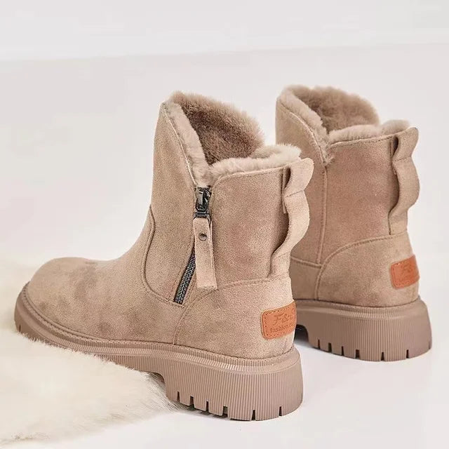 Davy | Winter Boots for Women | Warm, Mid-Height with Short Fur