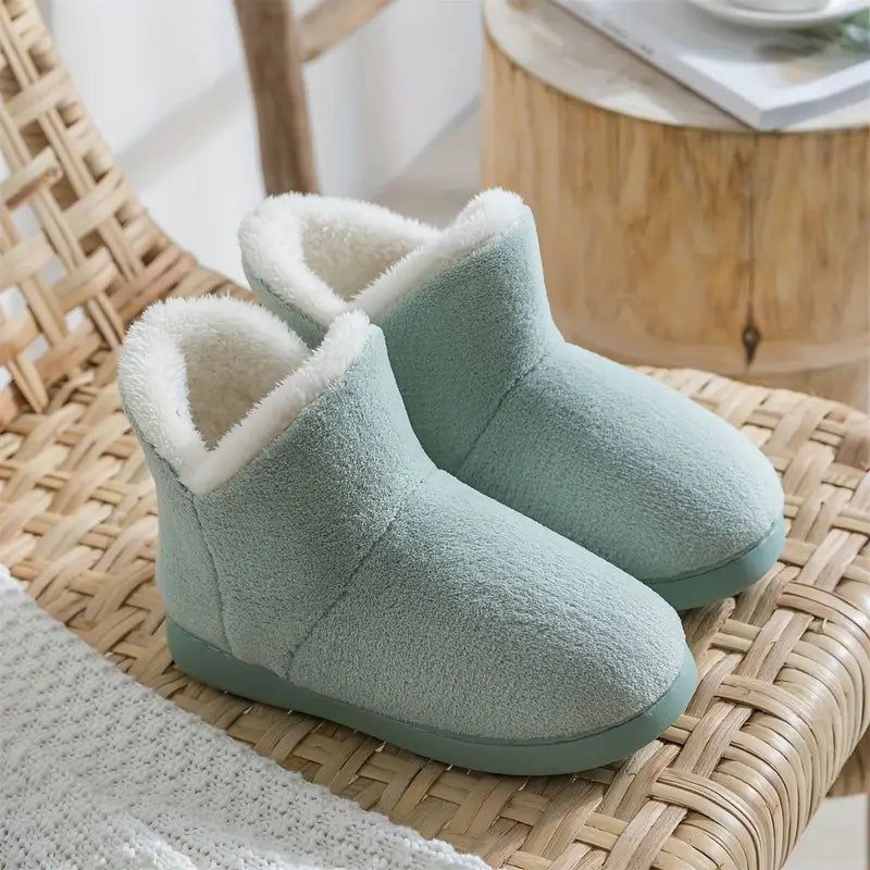 Davy | Women's Bootie Slippers with Cozy Fleece Lining