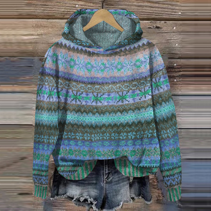 Davy | Women's Fair Isle Hoodie