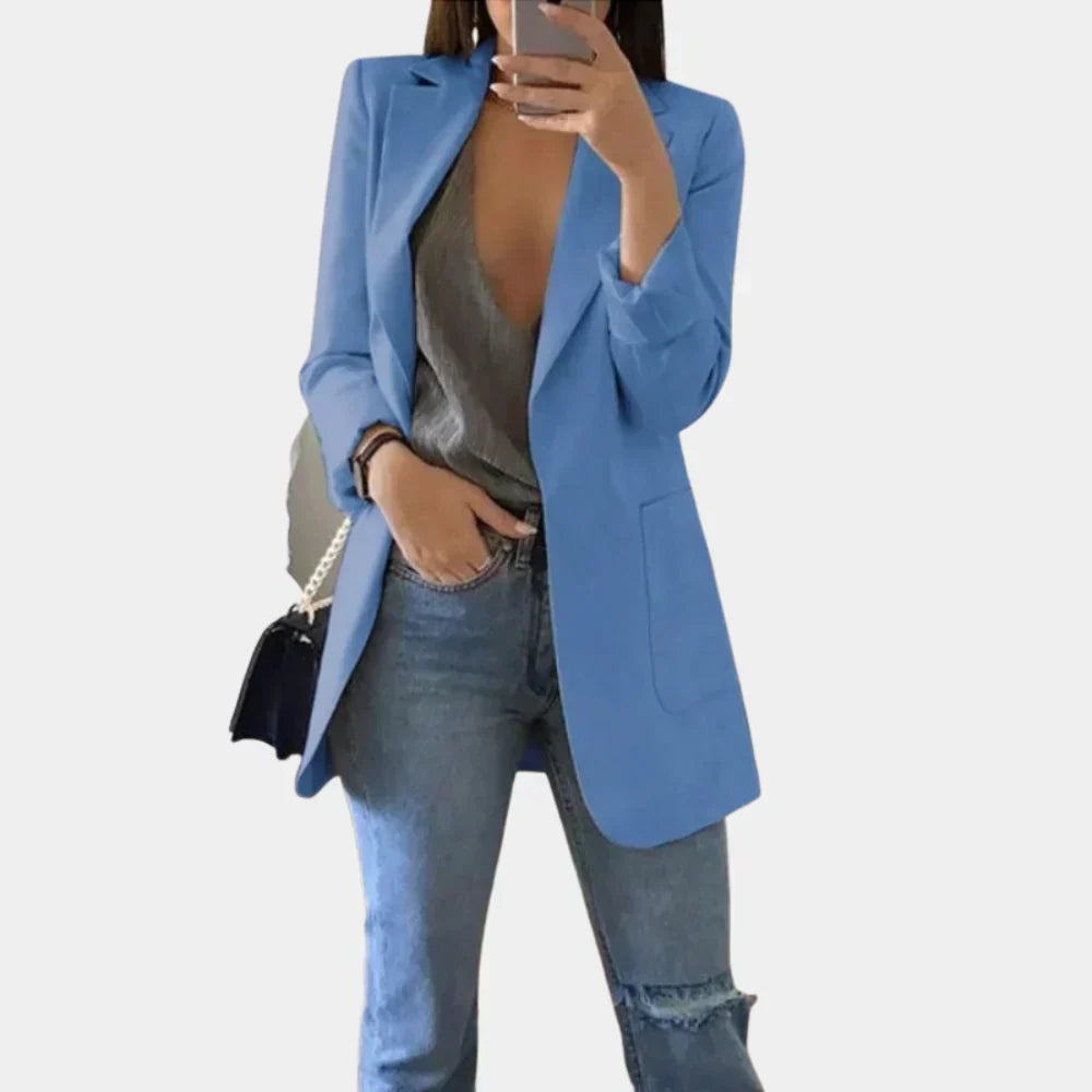 Davy | Women's Longline Blazer with Slim Fit