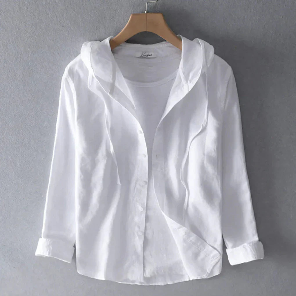 Davy | Women's Striped Hooded Shirt