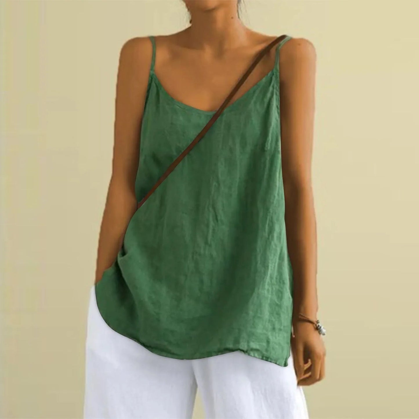 Davy | Women's V-Neck Camisole Loose Fit Top