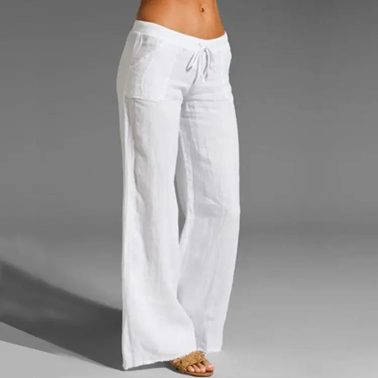 Davy | Women's Wide-Leg Drawstring Trousers