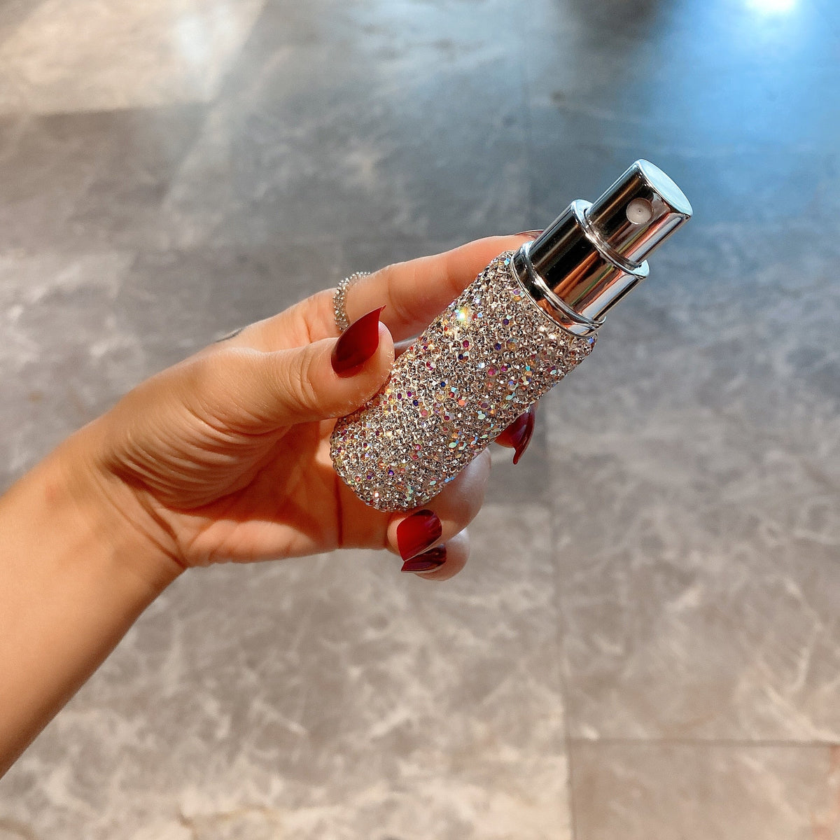 Diamond Refillable Perfume Bottle