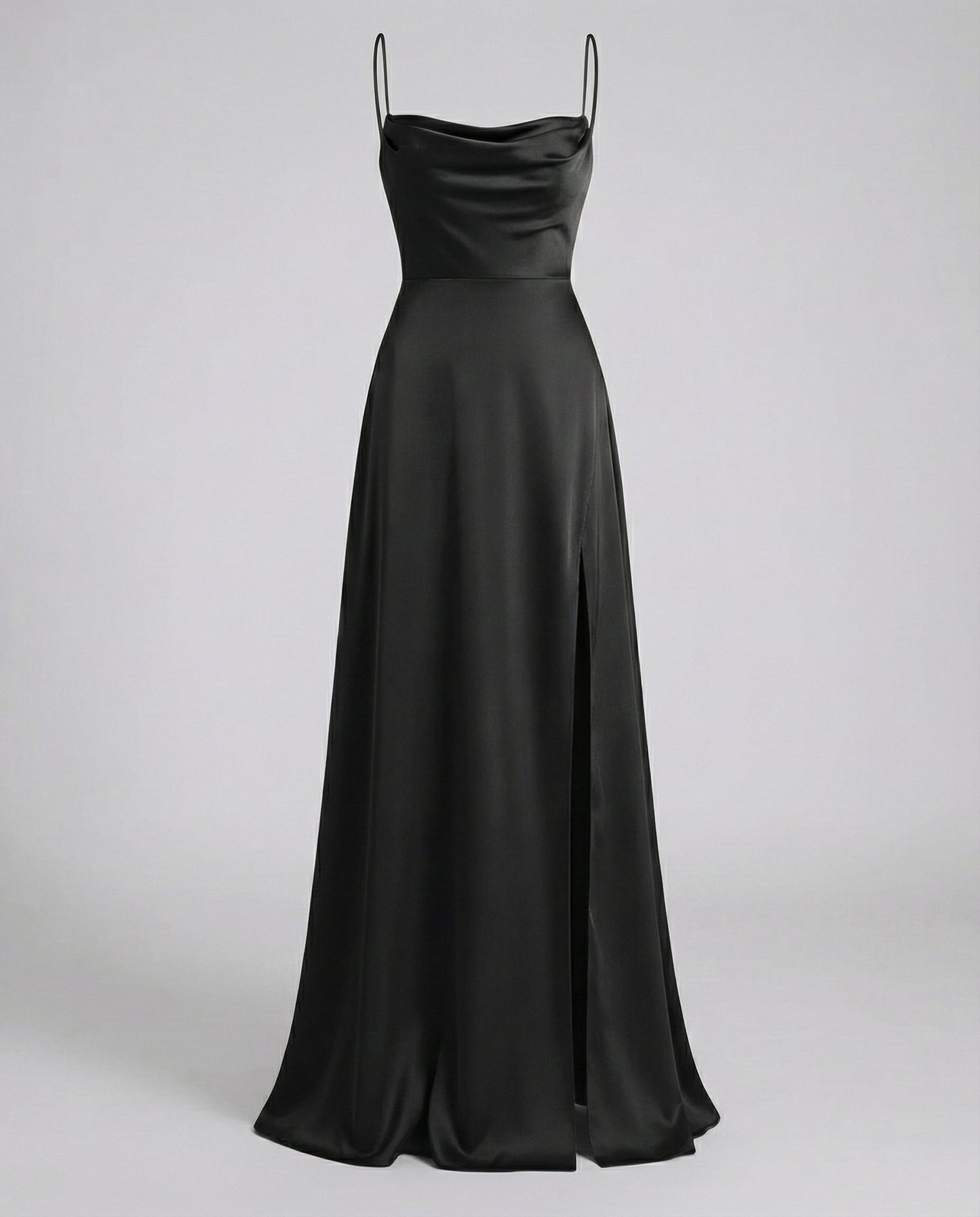 Elegant Women's Silk Maxi Dress with Flowing Cut | Davy Fashion