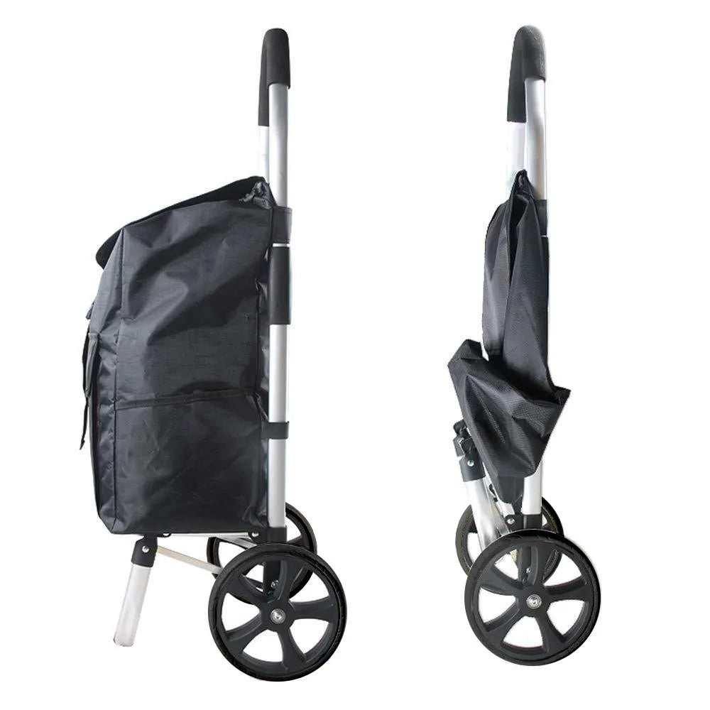 Foldable Aluminium Shopping Trolley