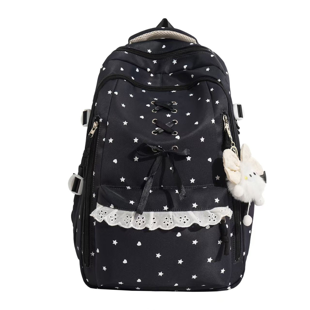 Lace-Up School Backpack