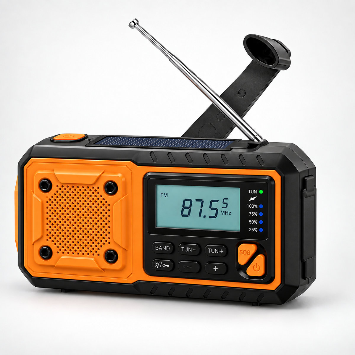 Portable Emergency Crank Radio