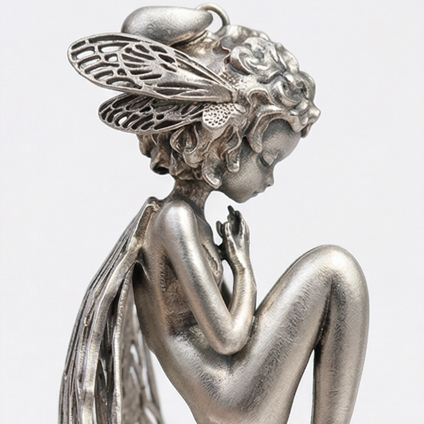 Sculpted Fairy Spirit Pendant