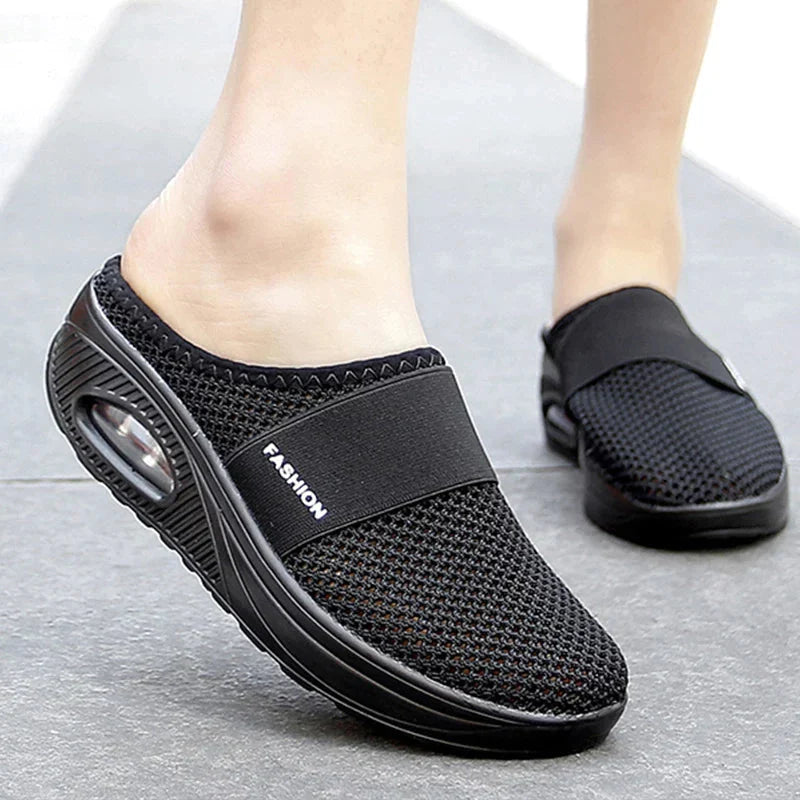 Slip-On Running Shoes with Air Cushion Sole