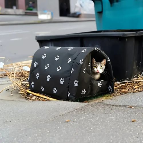 Waterproof and Warm Outdoor Cat House