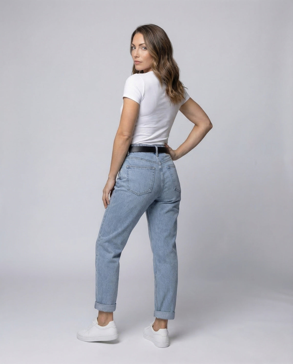 Women's High-Waist Mom Jeans