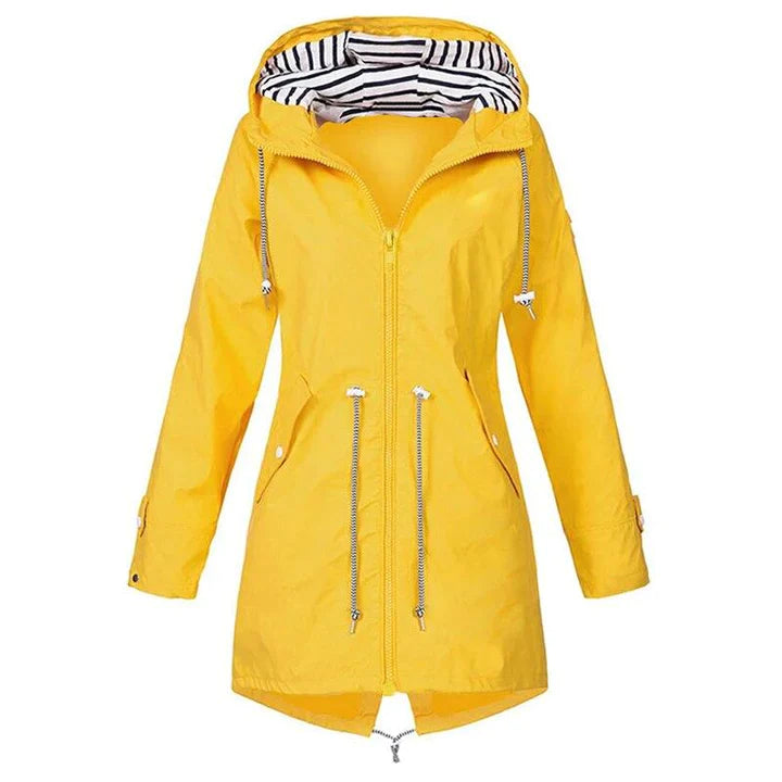 Veste de pluie à capuche coupe-vent pour femme, idéale pour les activités de loisirs