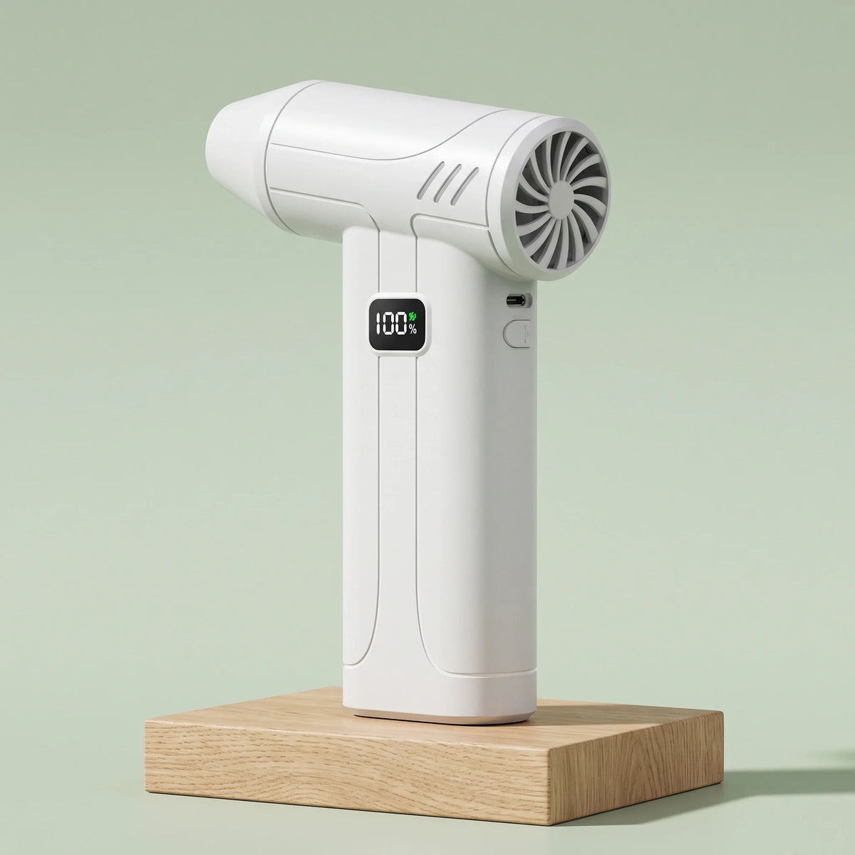 100,000 RPM Cordless Air Duster Blower with LED Light and Battery Display