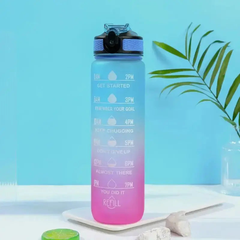 1000ML Motivation Water Bottle