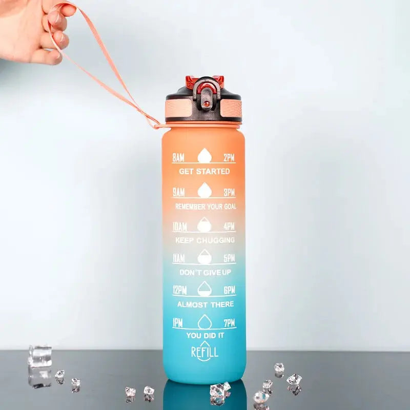 1000ML Motivation Water Bottle