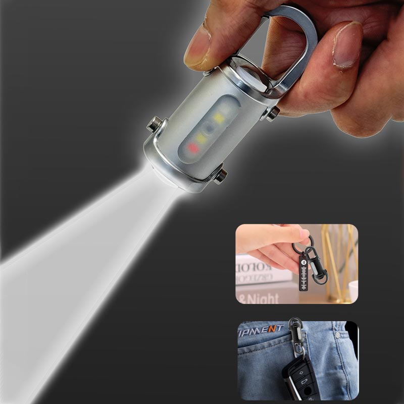 1200-Lumen Waterproof Mini Keychain Flashlight
