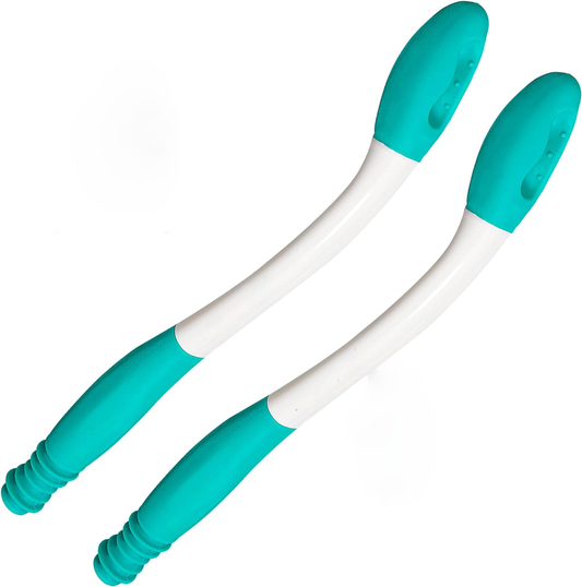 Aide longue portée pour toilettes, lot de 2, pour l’hygiène personnelle et l’autonomie