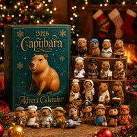Calendrier de l'Avent 2026 sur le thème du capybara - Compte à rebours festif de 24 jours
