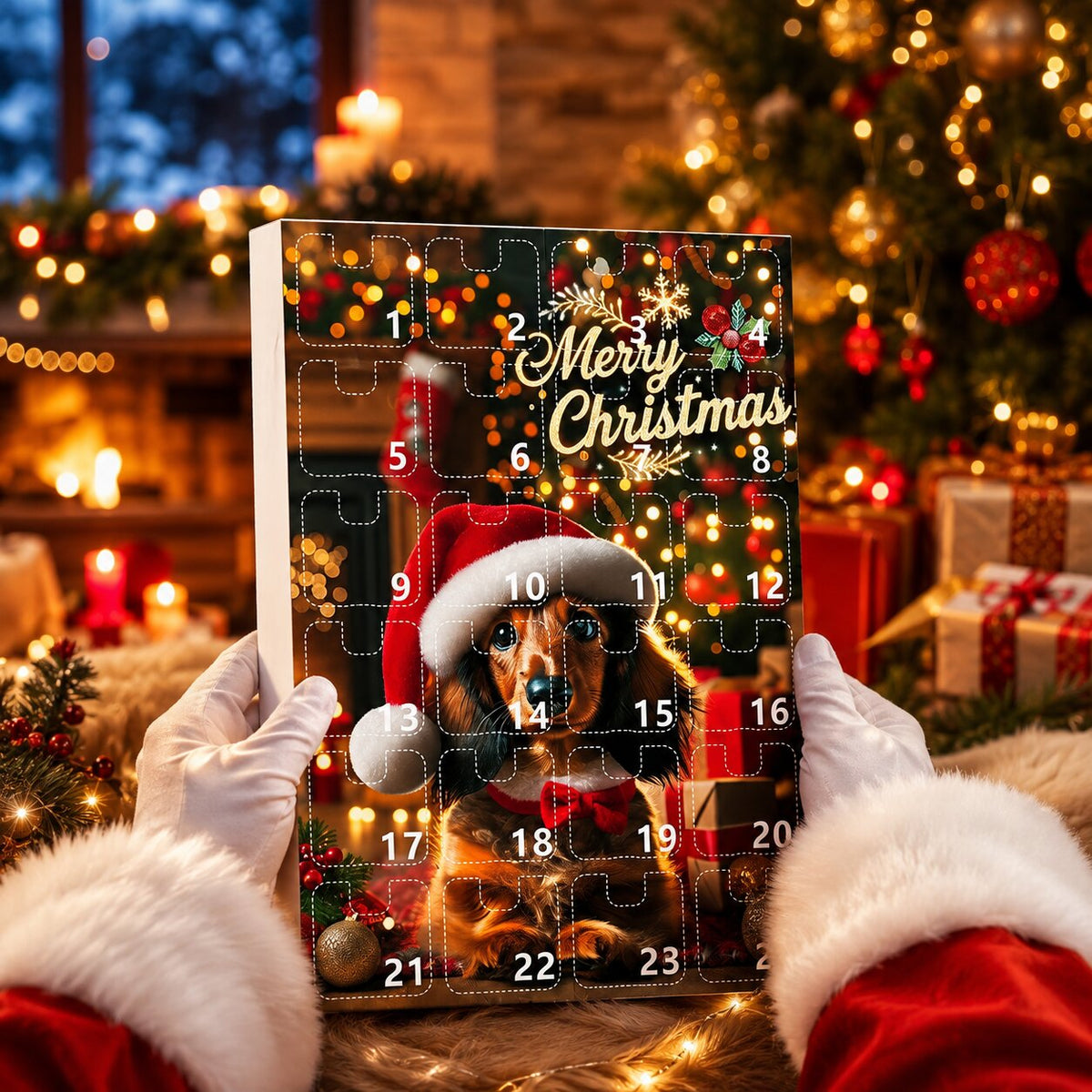 2026 Dachshund Advent Calendar with 24 Festive Dog-Themed Surprises