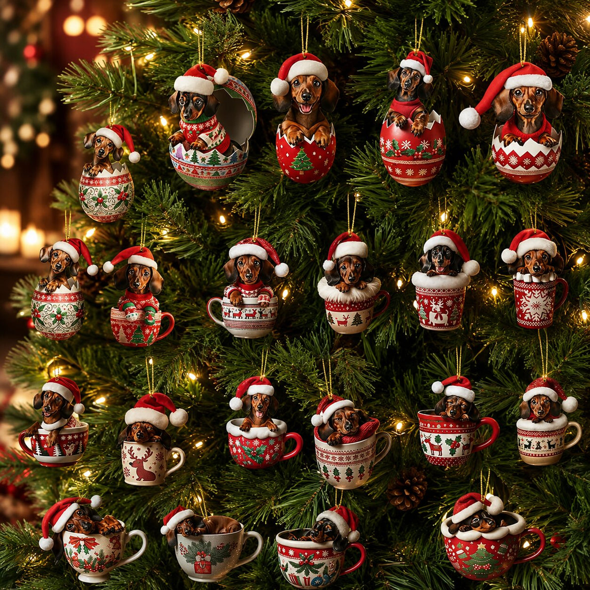 2026 Dachshund Advent Calendar with 24 Festive Dog-Themed Surprises