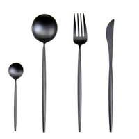 24-Piece Stainless Steel Gold-Silver Cutlery Set
