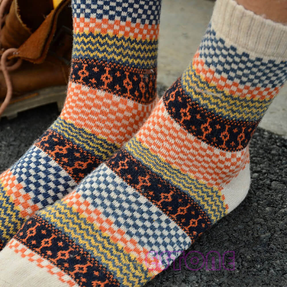 4 Pair Vintage Warm Socks