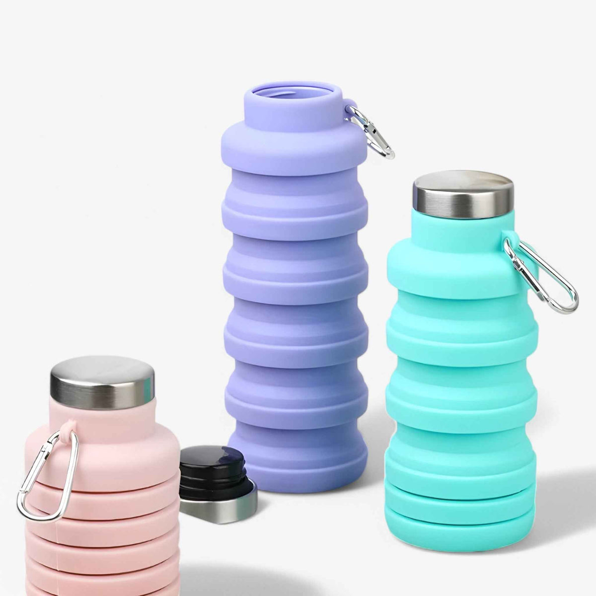 500ml Collapsible Silicone Water Bottle