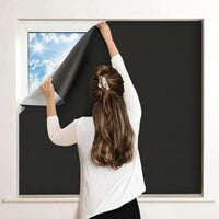 Adhesive Sun-Blocking Blackout Window Shade
